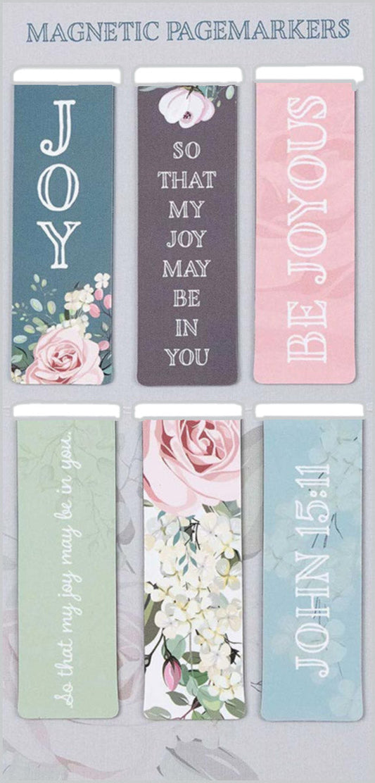 Joy Magnetic Bookmarks