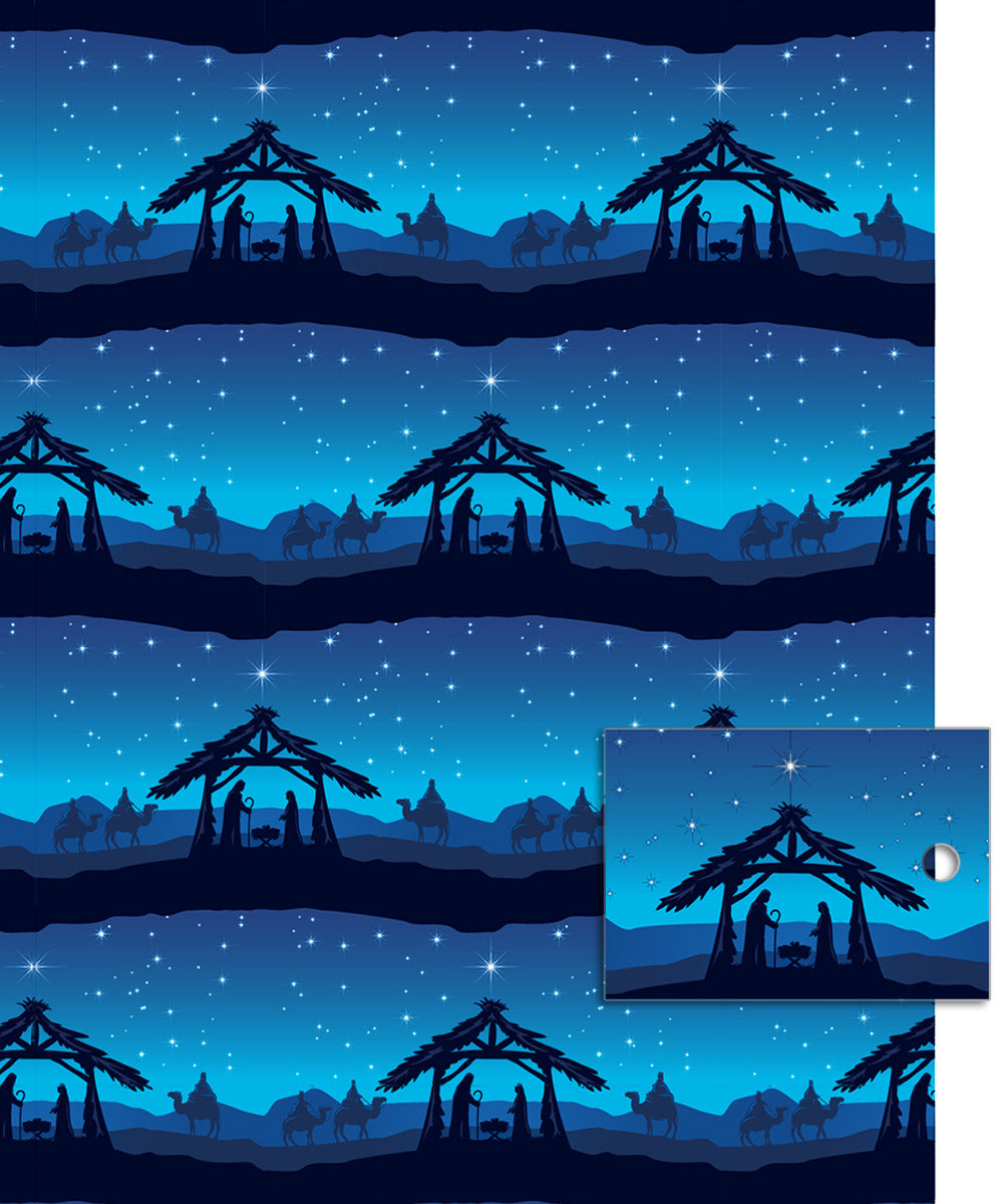 Prince of Peace Gift Wrap & Nativity Gift Wrap Set