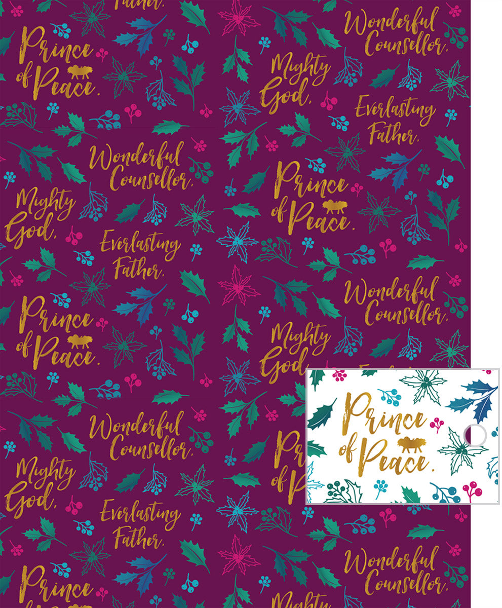 Prince of Peace Gift Wrap & Nativity Gift Wrap Set