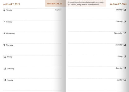 2025 Lands of the Bible Pocket Diary