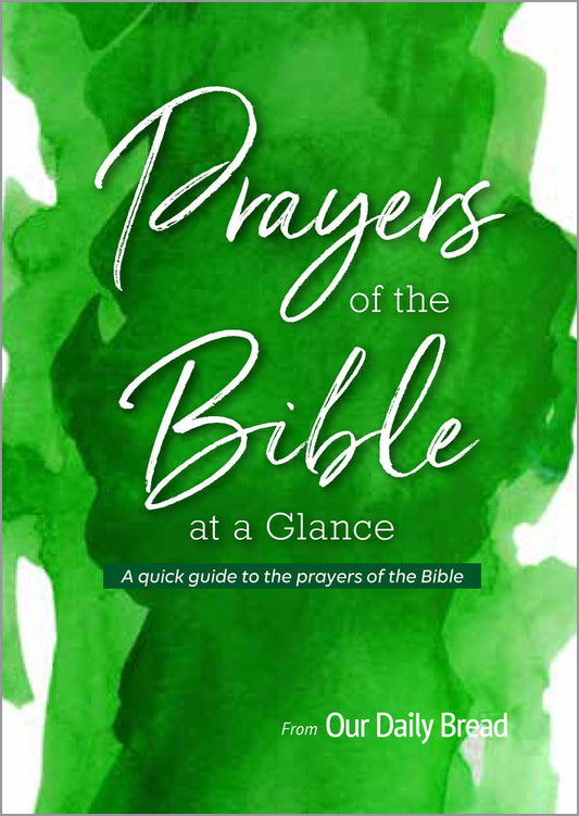 Prayers of the Bible at a Glance