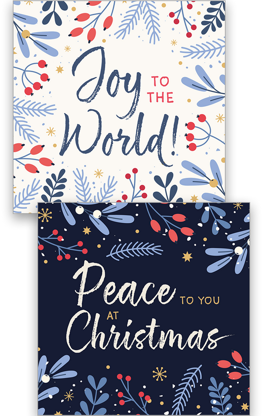 Peace & Joy Christmas Card Pack