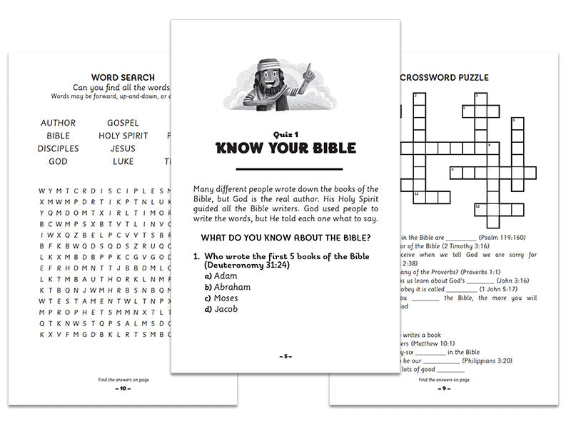 Our Daily Bread for Kids: Bible Quizzes & Games