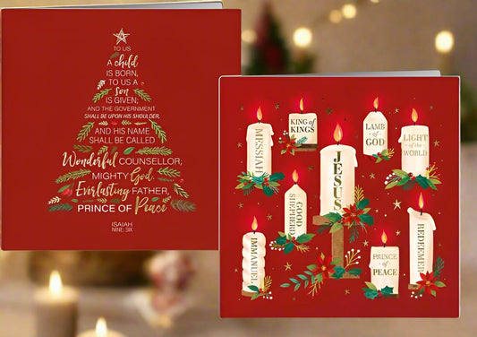 Names of Jesus Christmas Card Pack (6 cards)