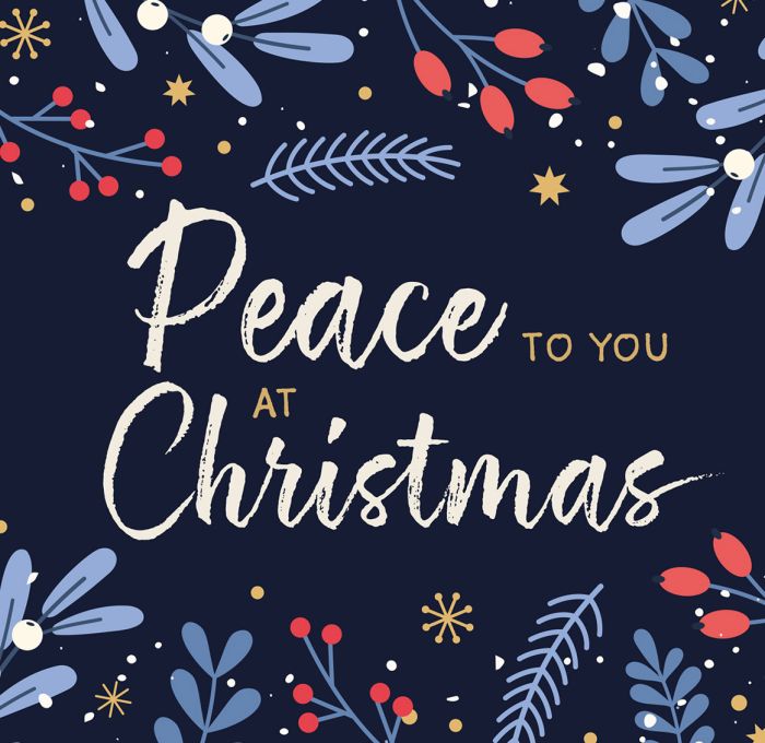 Peace & Joy Christmas Card Pack (6 cards)