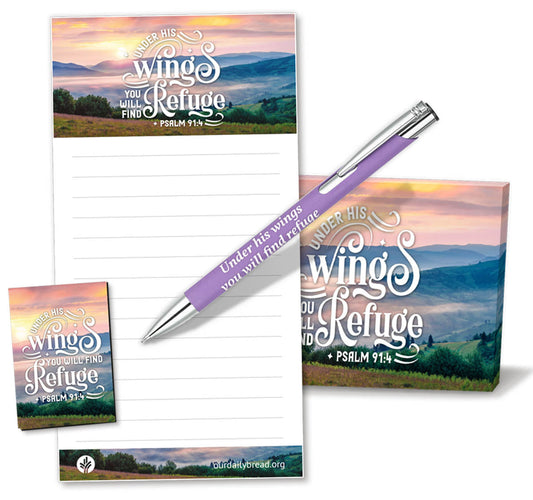 Under His Wings Stationery Gift Set