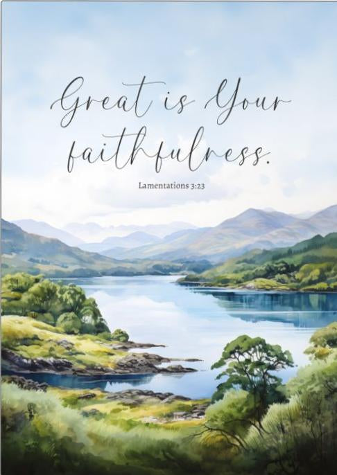 Great Is Your Faithfulness Art Print