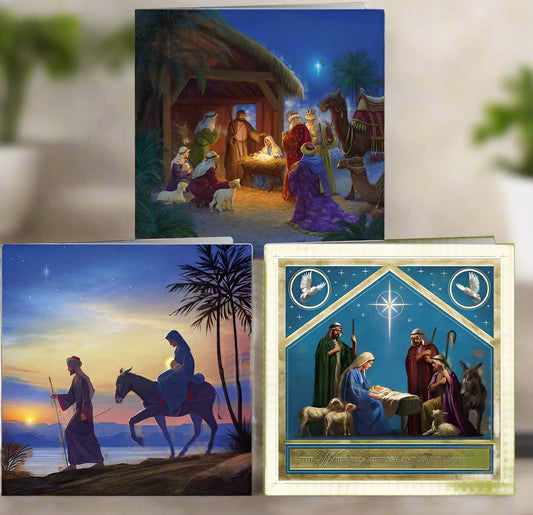 Traditional Nativity Christmas Card Pack