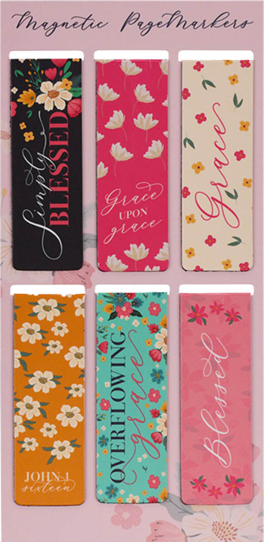Grace Magnetic Bookmarks