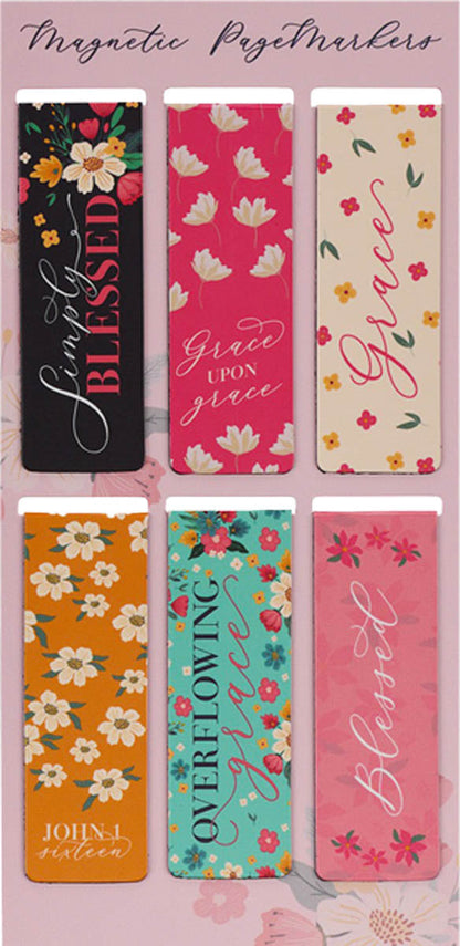 Grace Magnetic Bookmarks